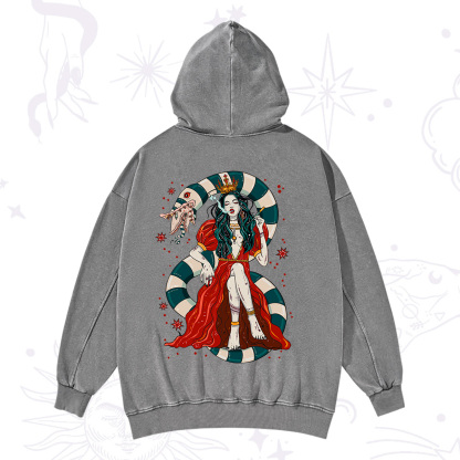 Purplehecate Queen of the Sandworms Washed Hoodie