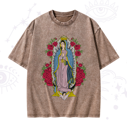 Purplehecate Mother Mary Washed T-Shirt