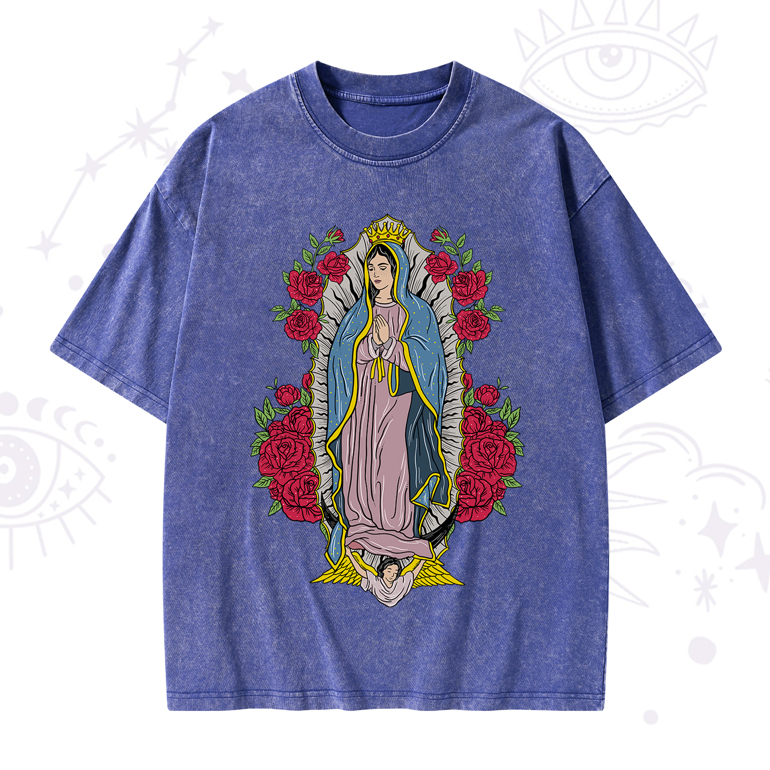 Purplehecate Mother Mary Washed T-Shirt