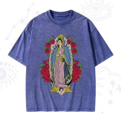 Purplehecate Mother Mary Washed T-Shirt