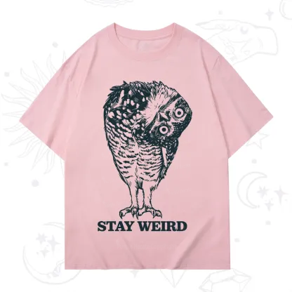 Purplehecate Stay Weird Innocent Owl T-Shirt