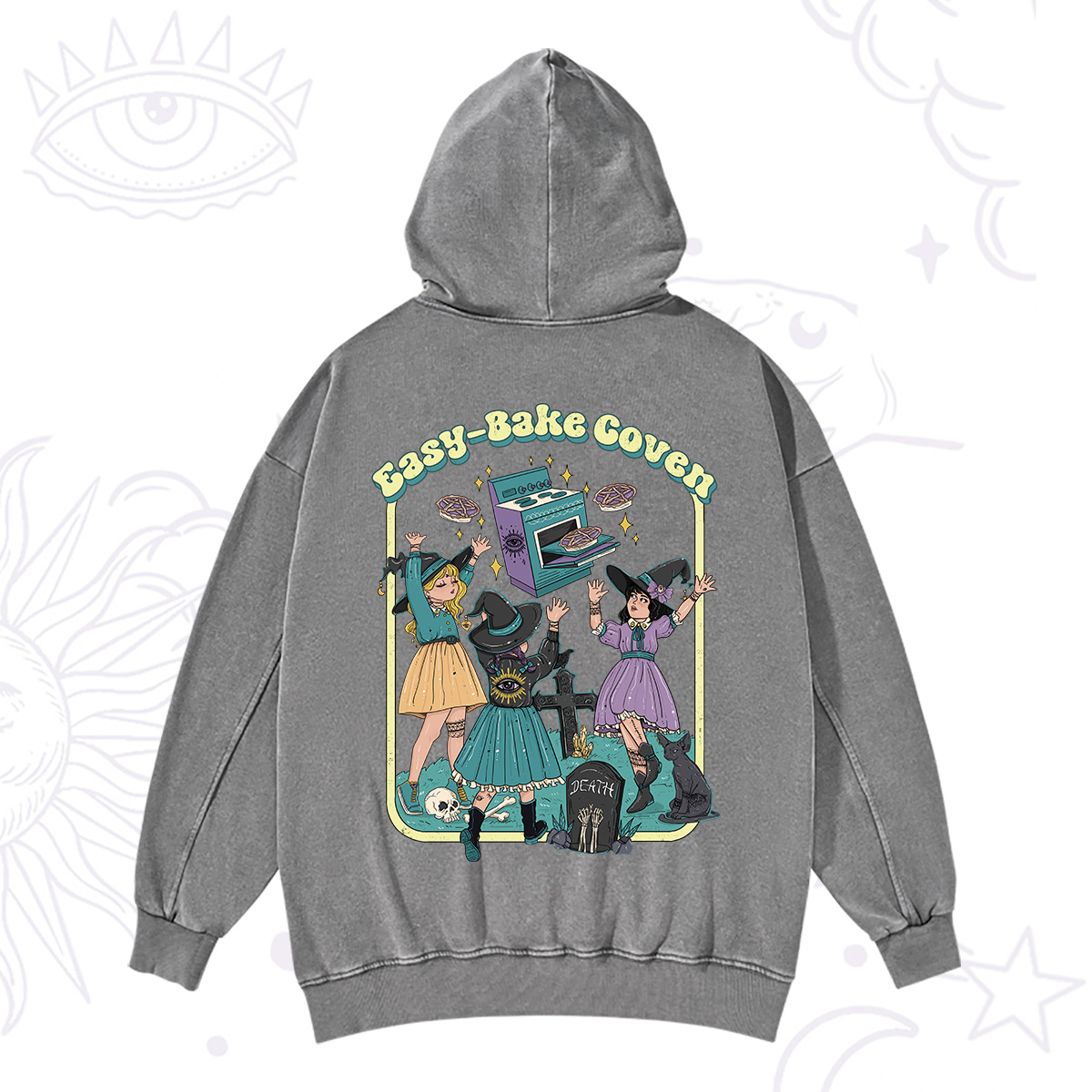 Purplehecate Easy Bake Coven Washed Hoodie