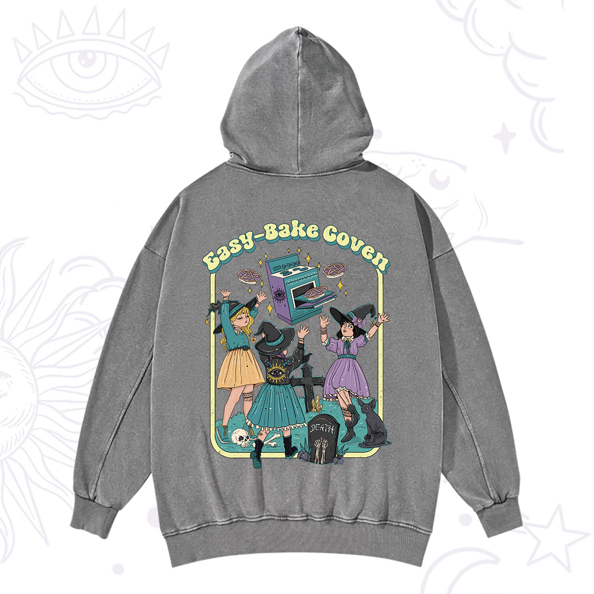 Purplehecate Easy Bake Coven Washed Hoodie