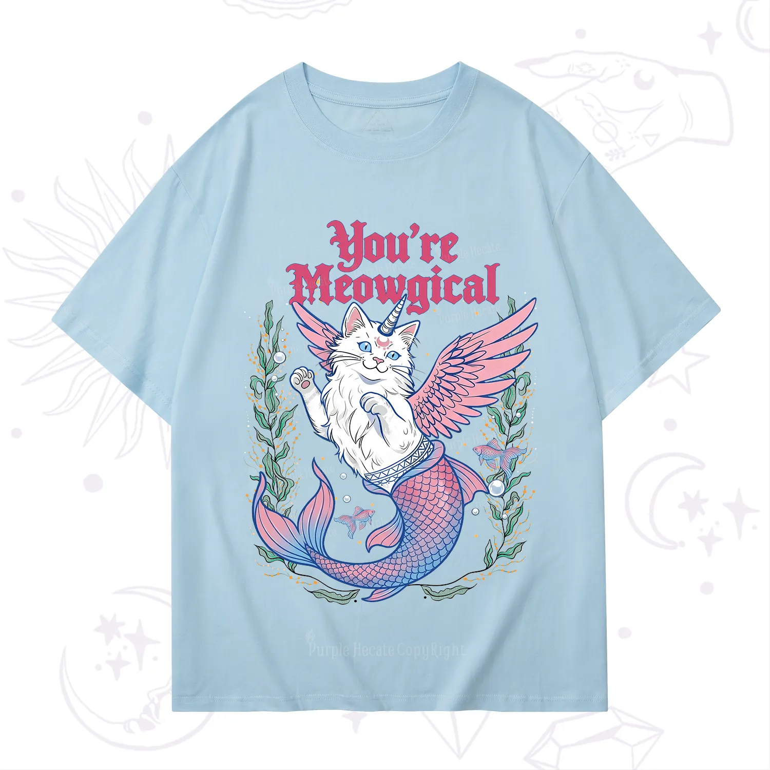 Purplehecate You're Meowgical T-Shirt