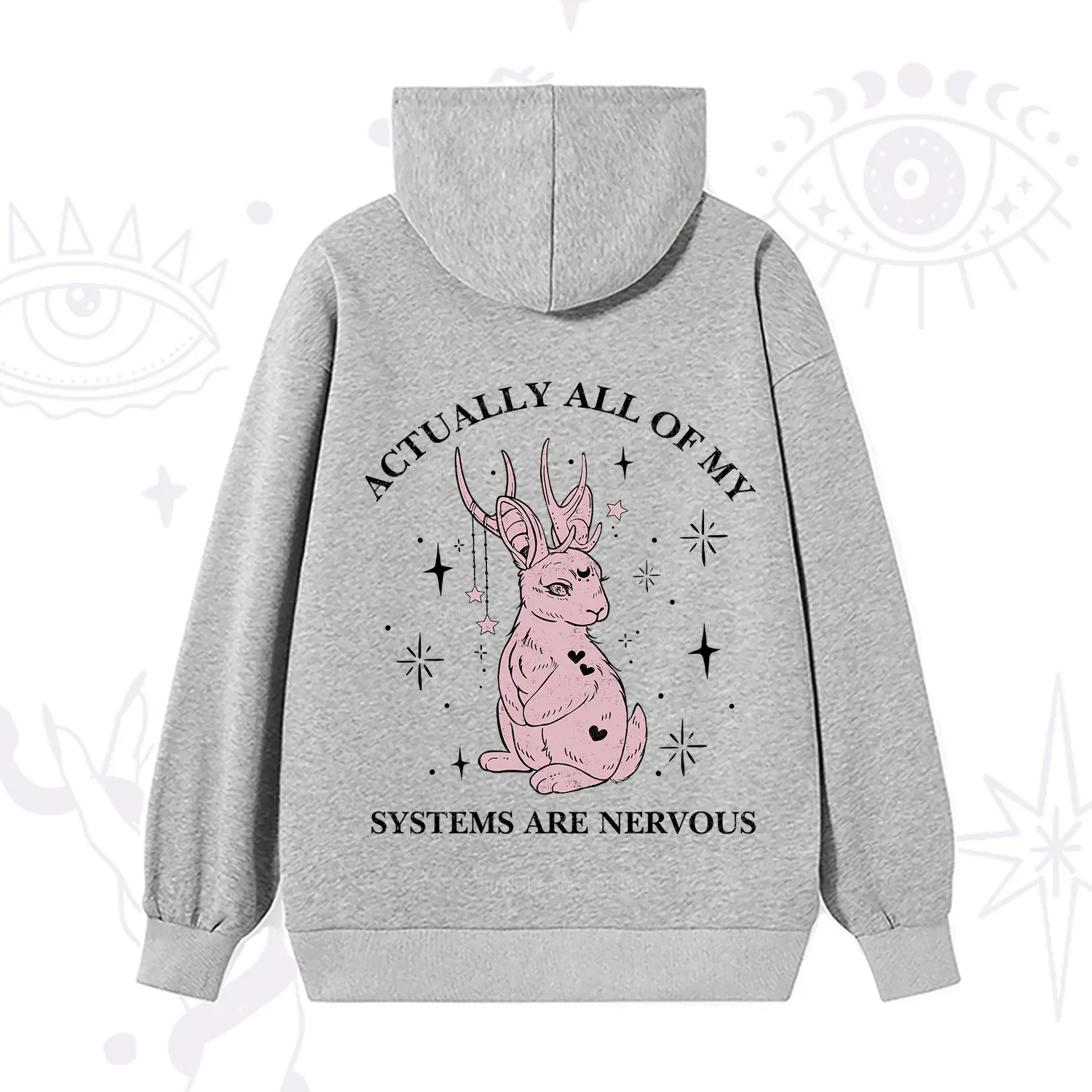 Purplehecate Actually All Of My Systems Are Nervous Hoodie