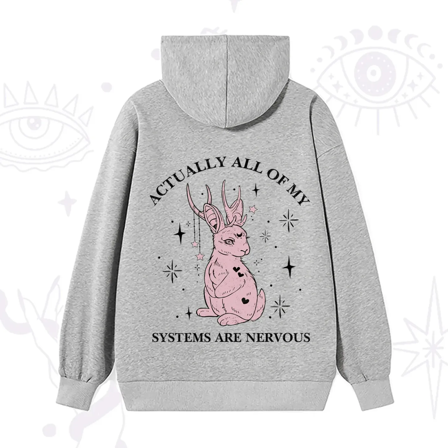 Purplehecate Actually All Of My Systems Are Nervous Hoodie