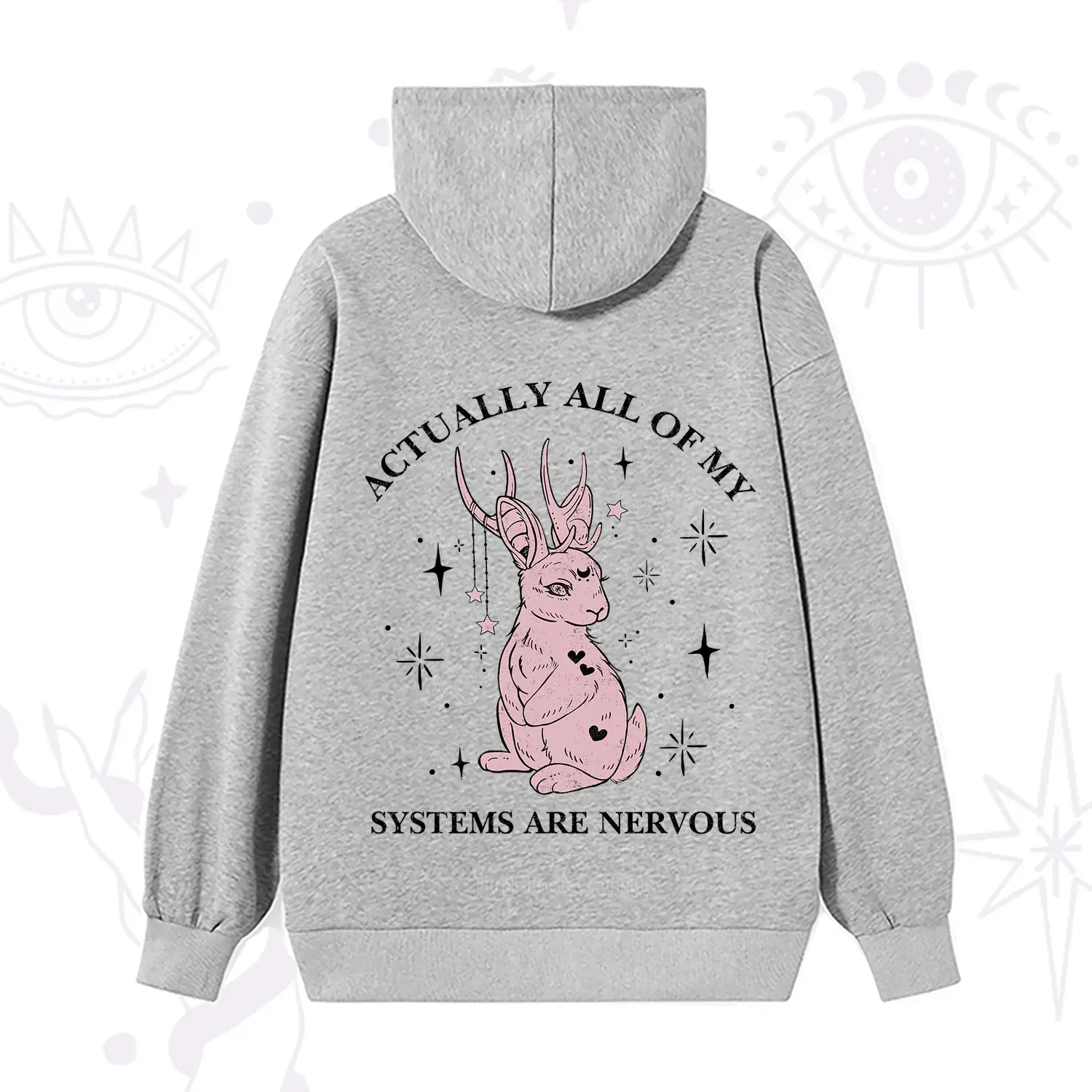 Purplehecate Actually All Of My Systems Are Nervous Hoodie