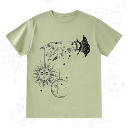 Purplehecate Witch's Sun and Moon T-Shirt