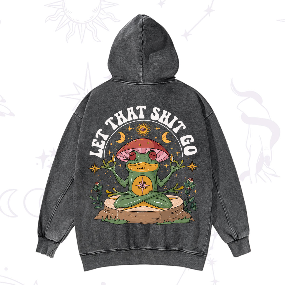 Purplehecate Let That Shit Go Washed Hoodie