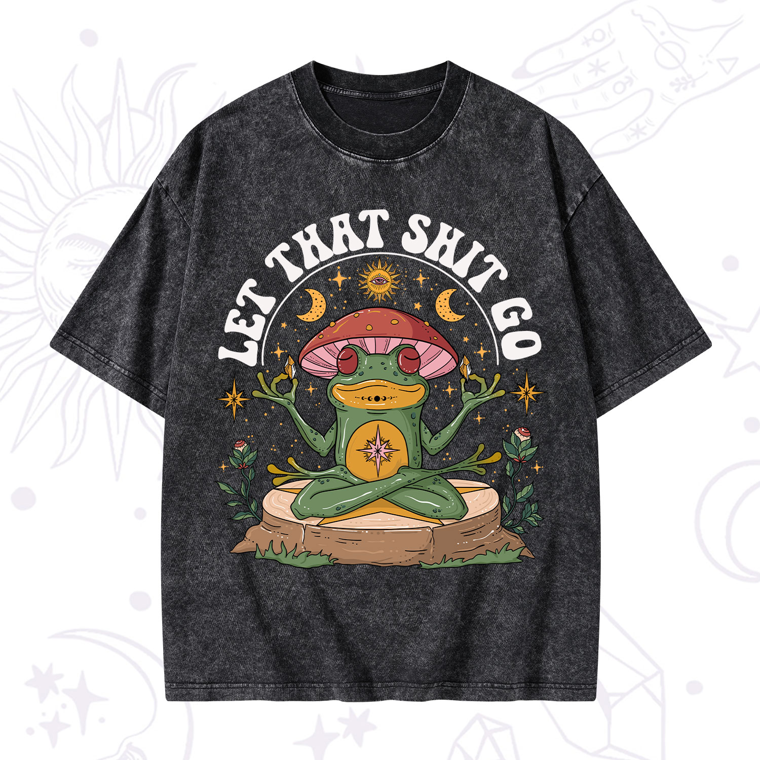 Purplehecate Let That Shit Go Washed T-Shirt