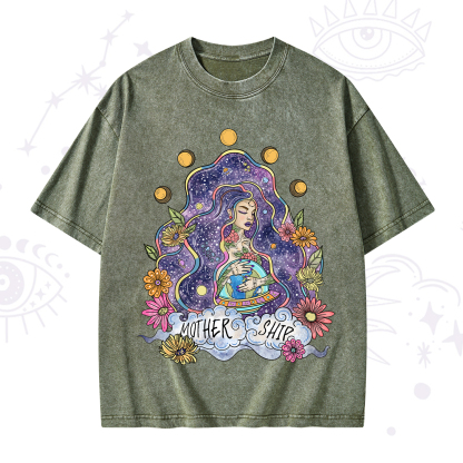 Purplehecate Mother Ship Washed T-Shirt