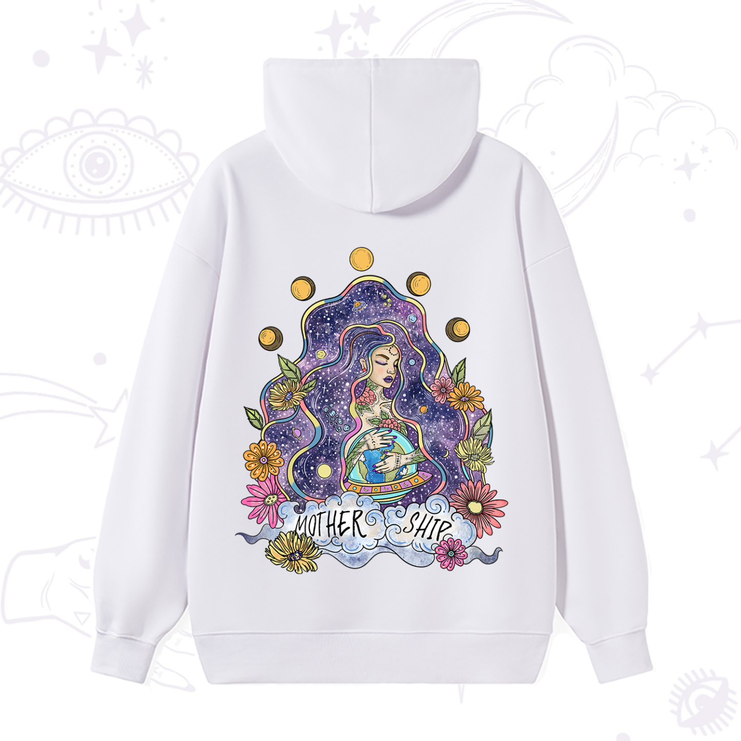 Purplehecate Mother Ship Hoodie