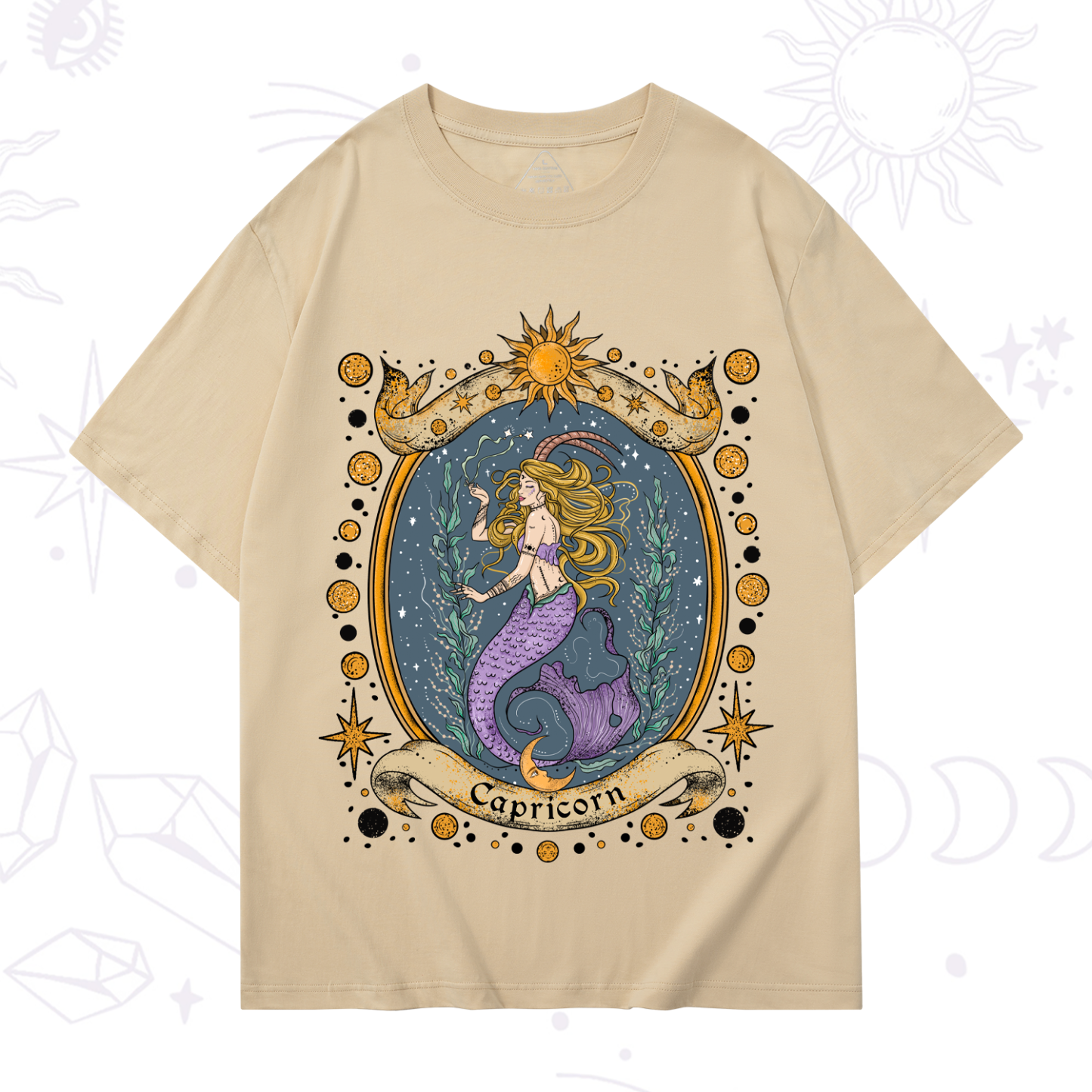 Purplehecate Celestial Capricorn Zodiac T-Shirt