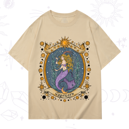 Purplehecate Celestial Capricorn Zodiac T-Shirt