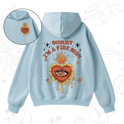 Purplehecate Sorry I'm A Fire Sign Fleece Hoodie Suit