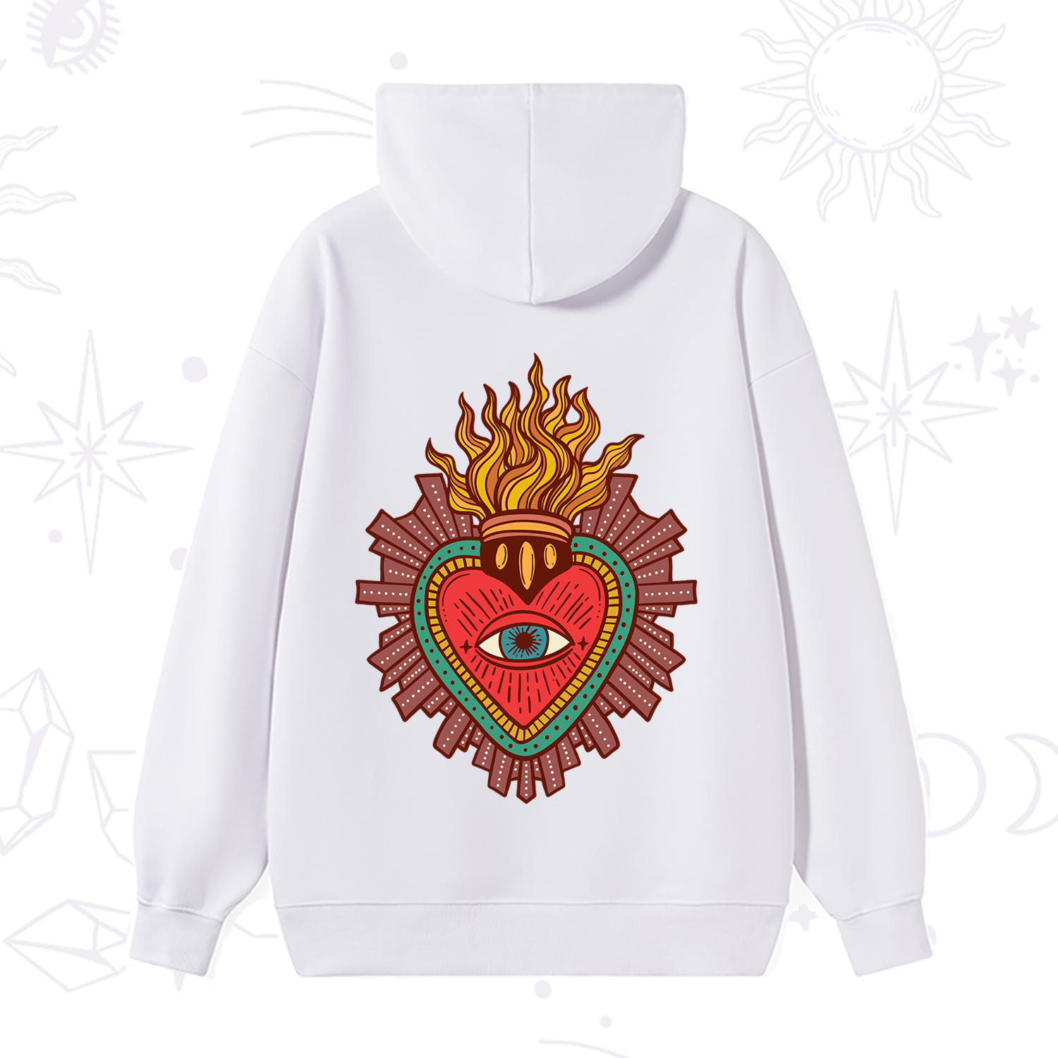 Purplehecate Sacred Heart Hoodie