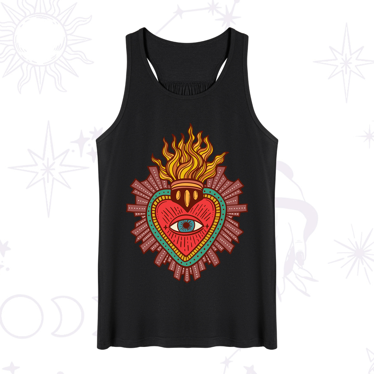 Magic Purplehecate Sacred Heart Tank