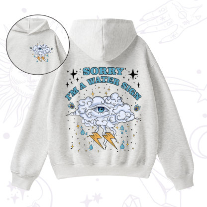 Purplehecate Sorry I'm A Water Sign Fleece Hoodie Suit