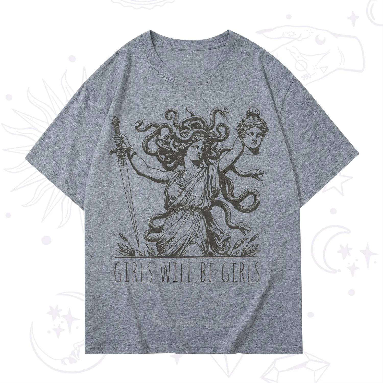 Purplehecate Girls Will Be Girls Medusa T-Shirt