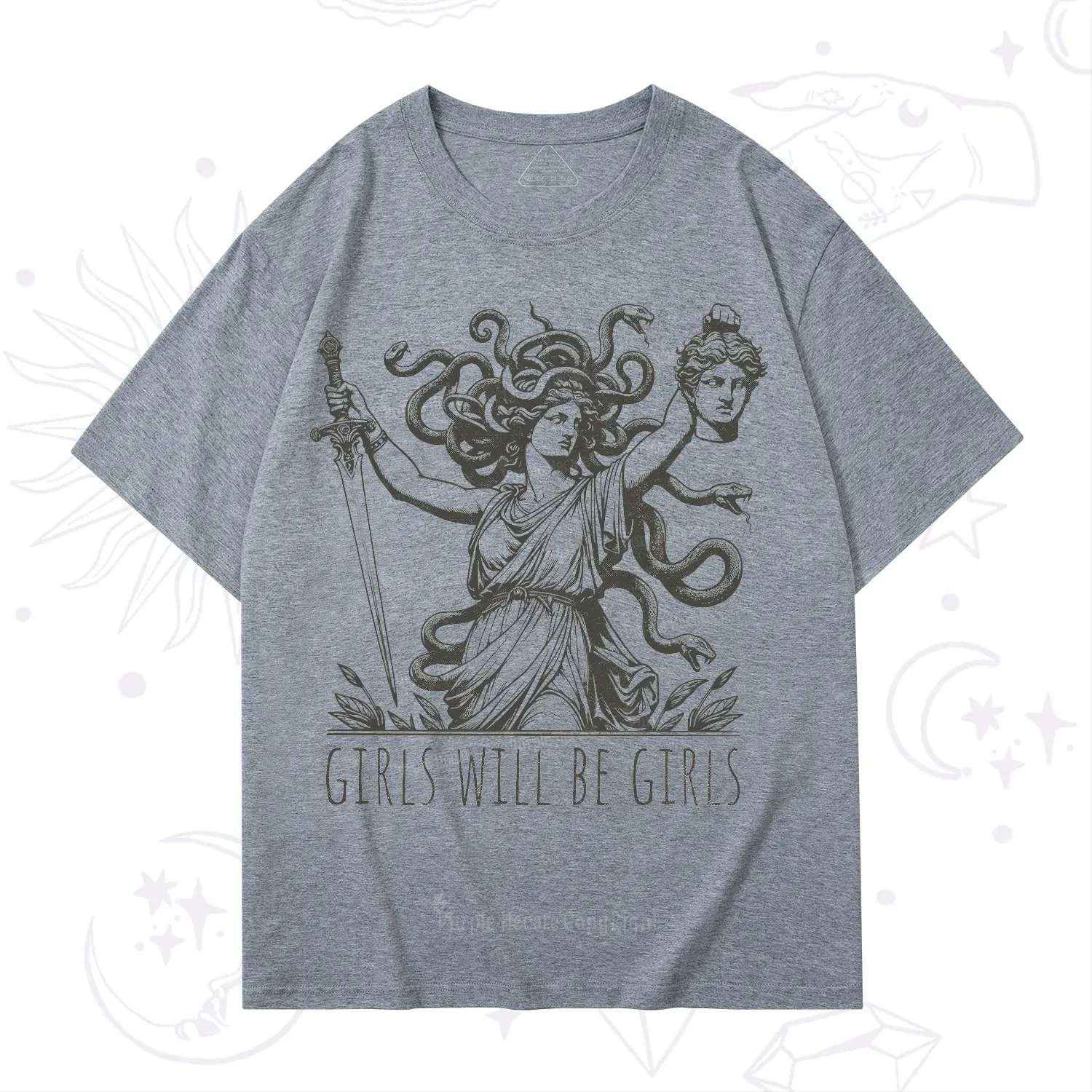 Purplehecate Girls Will Be Girls Medusa T-Shirt