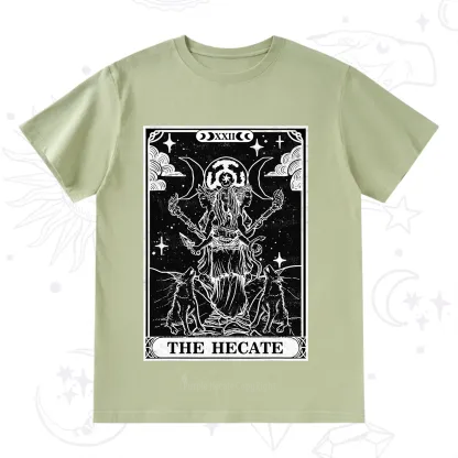 Purplehecate The Dark Moon Goddess Hecate Tarot T-Shirt