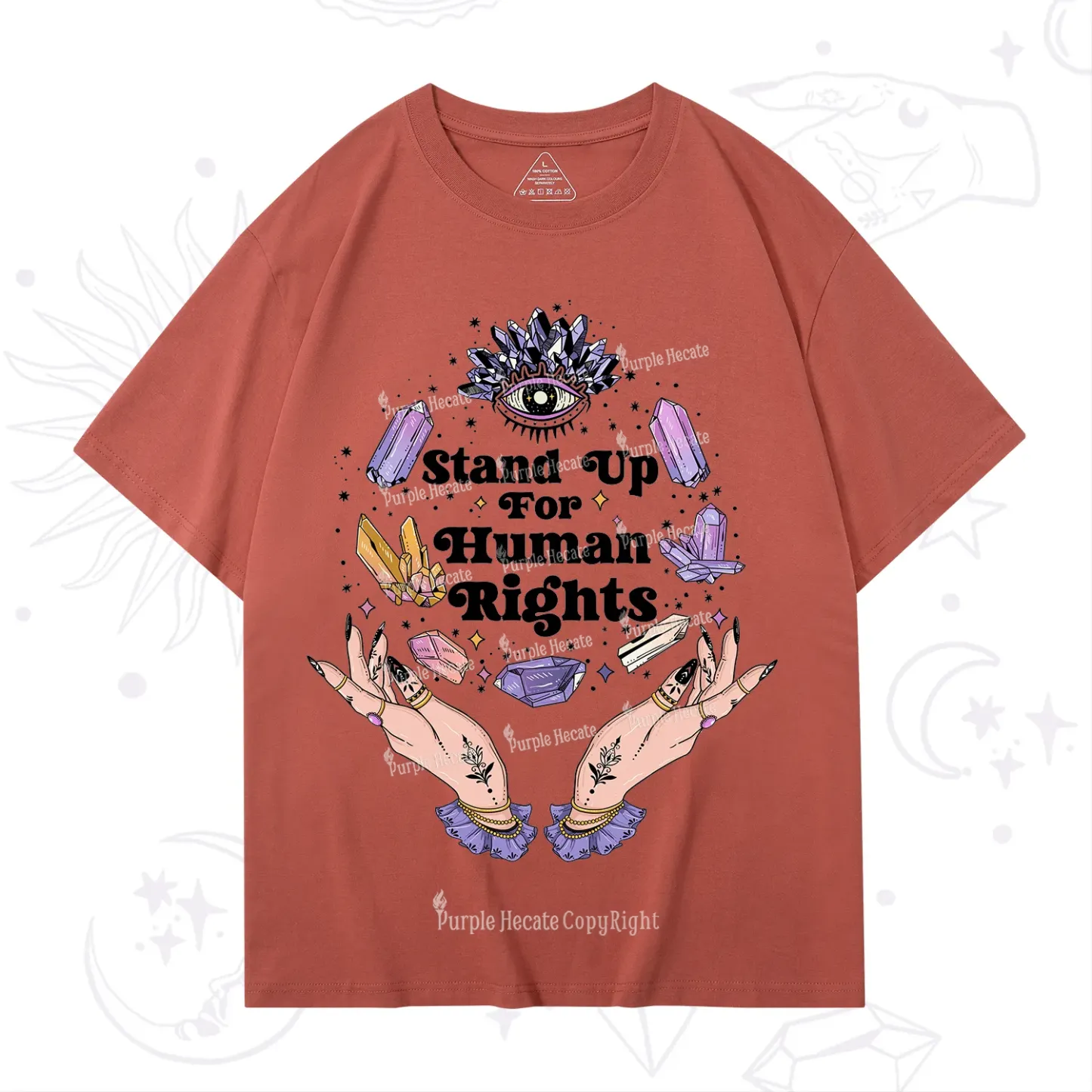 Purplehecate Stand Up For Human Rights T-Shirt