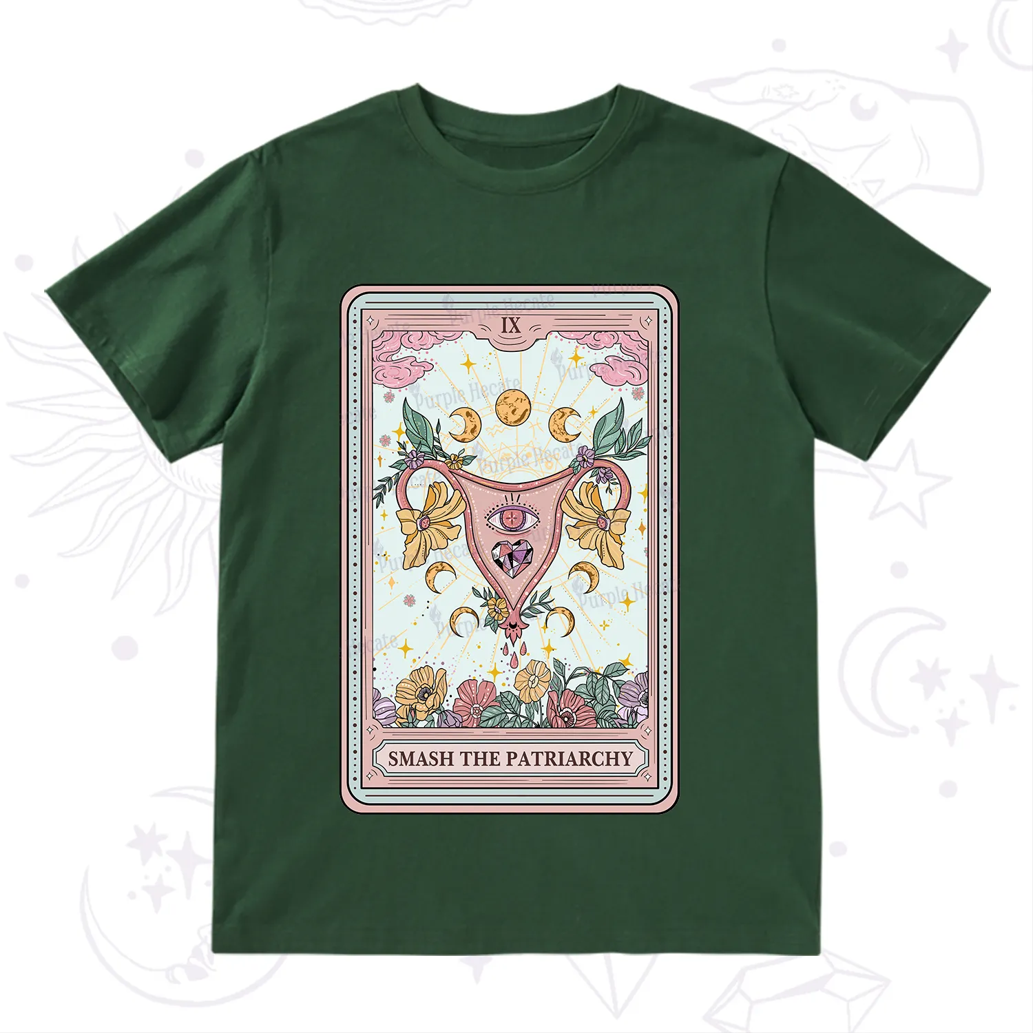 Purplehecate The Smash the Patriarchy Tarot T-Shirt