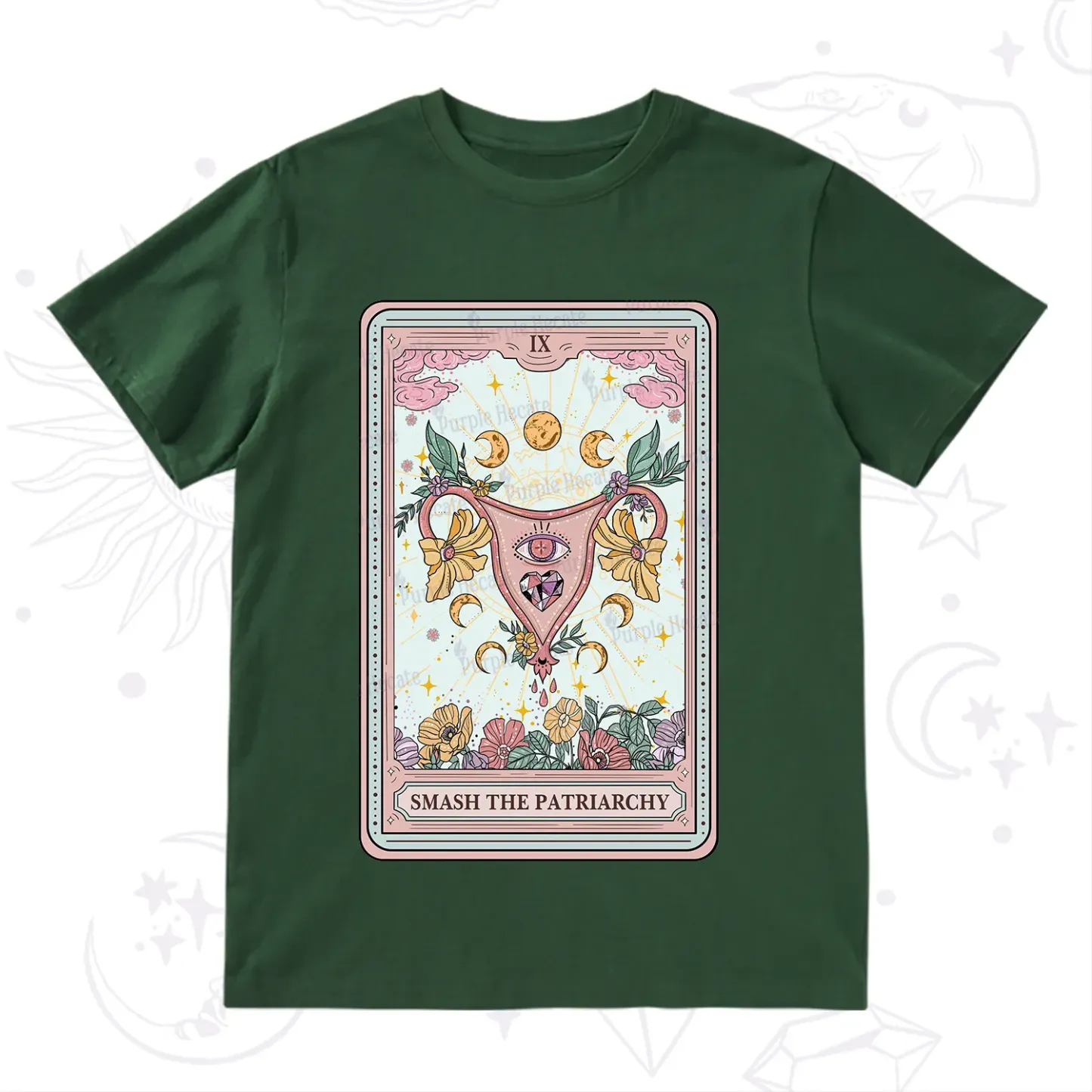 Purplehecate The Smash the Patriarchy Tarot T-Shirt