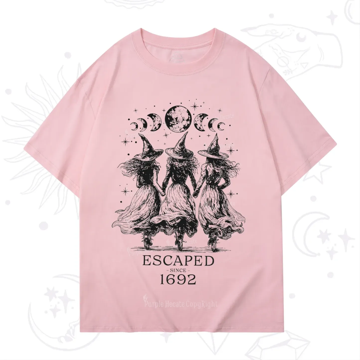 Purplehecate Escaped Since 1692 T-Shirt