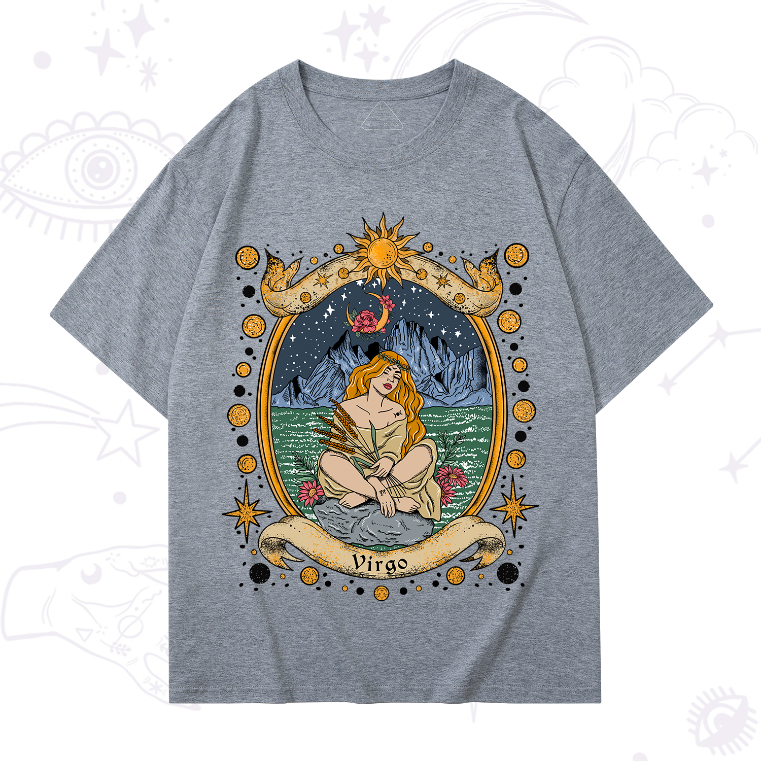 Purplehecate Celestial Virgo Zodiac T-Shirt
