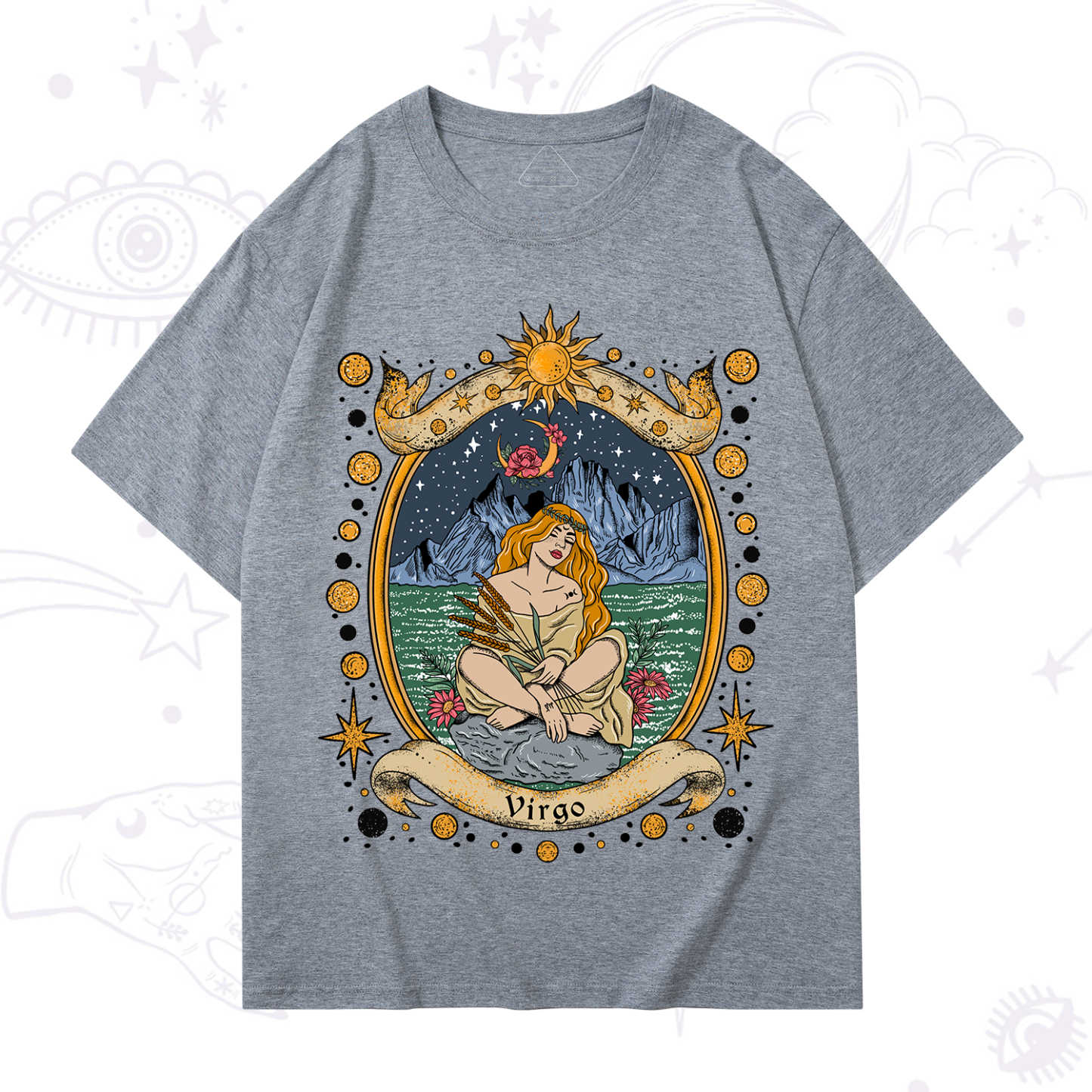 Purplehecate Celestial Virgo Zodiac T-Shirt