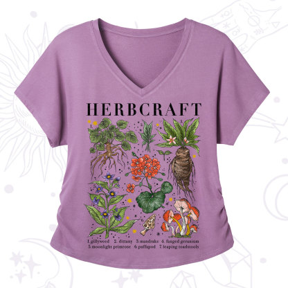 Purplehecate Magical Herbcraft V-Neck T-Shirt