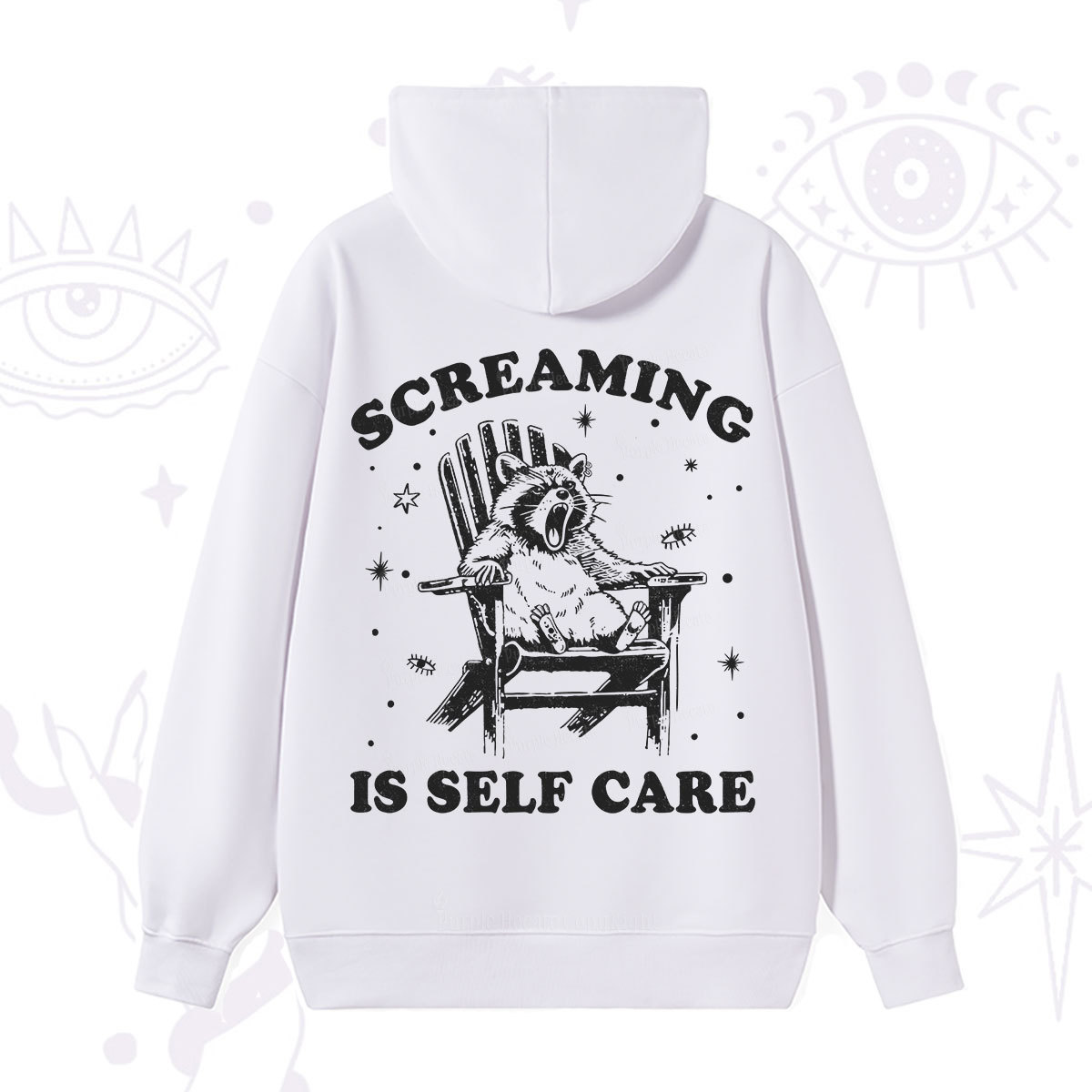 Purplehecate Screaming is Self Care Hoodie