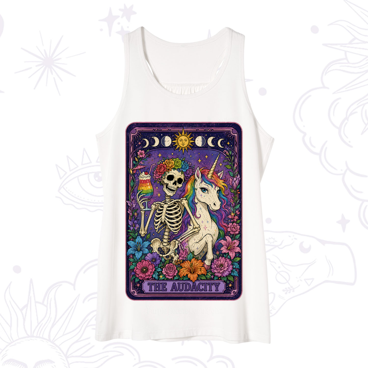 Purplehecate The Audacity Tarot Pride Rainbow Tank