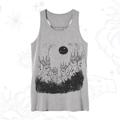 Purplehecate Moonlit Antler Bunny Tank