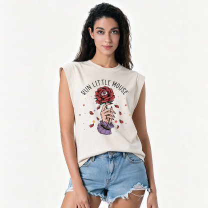 Purplehecate Run Little Mouse Vintage Washed Tank