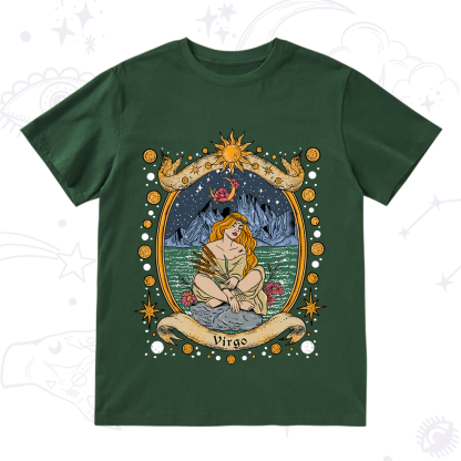 Purplehecate Celestial Virgo Zodiac T-Shirt