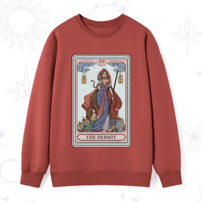 Purplehecate The Hermit Tarot Card Sweatshirt