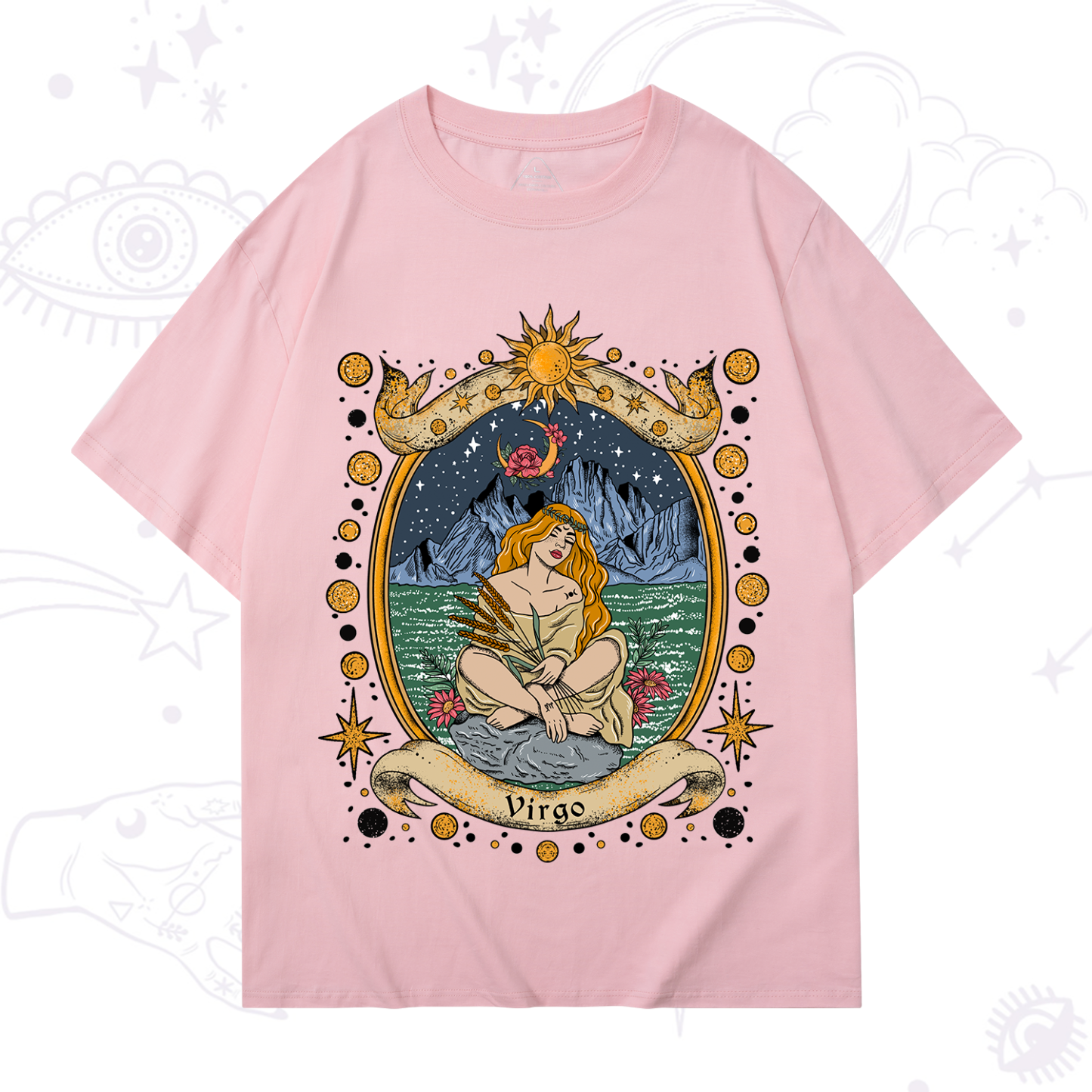 Purplehecate Celestial Virgo Zodiac T-Shirt