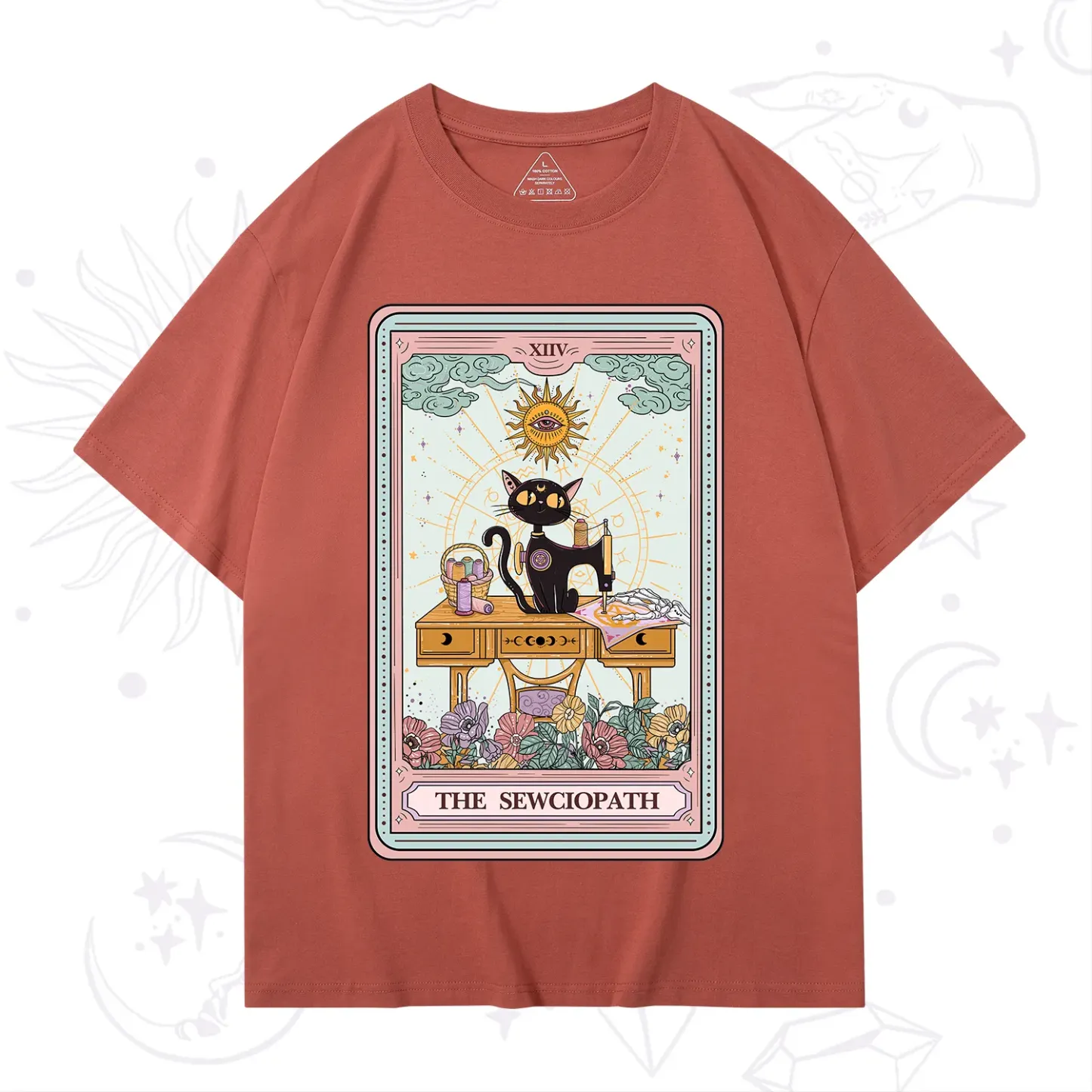 Purplehecate The Sewciopath Tarot Card T-Shirt