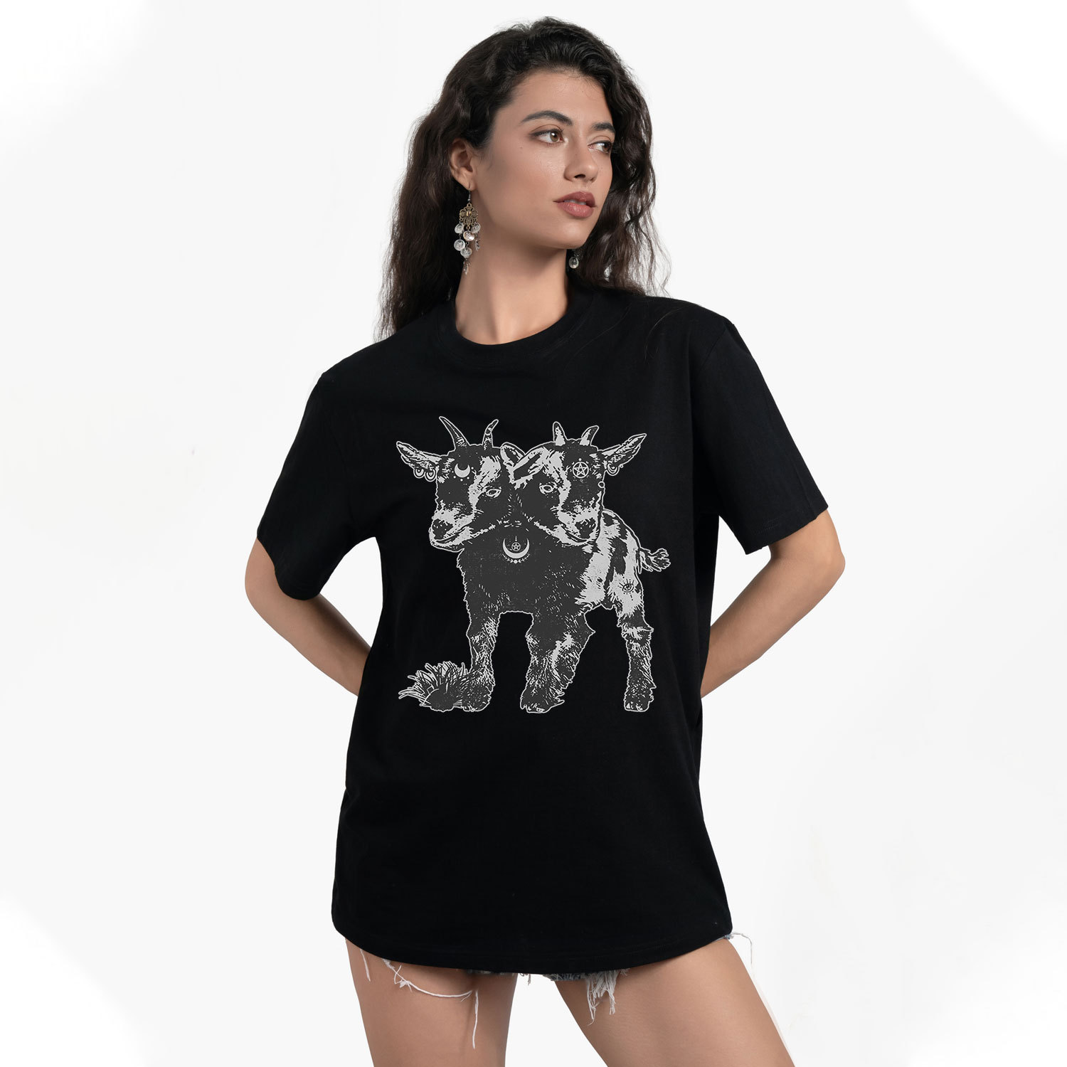 Purplehecate Two Headed Goat T-Shirt