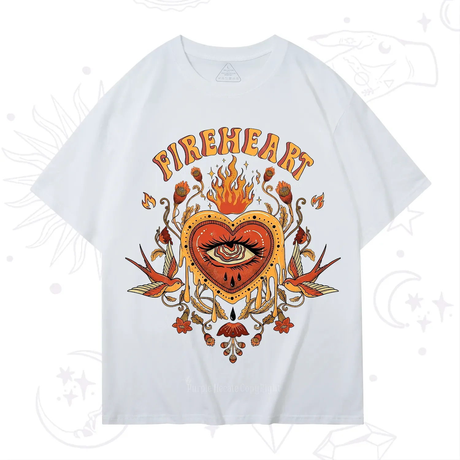 Purplehecate Fireheart T-Shirt