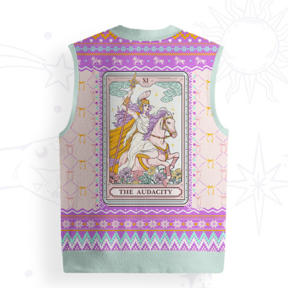 Purplehecate The Audacity Goddess Ugly Sweater Vest