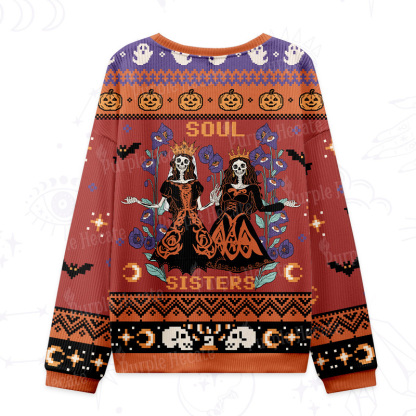 Purplehecate Soul Sister Ugly Halloween Sweatshirts