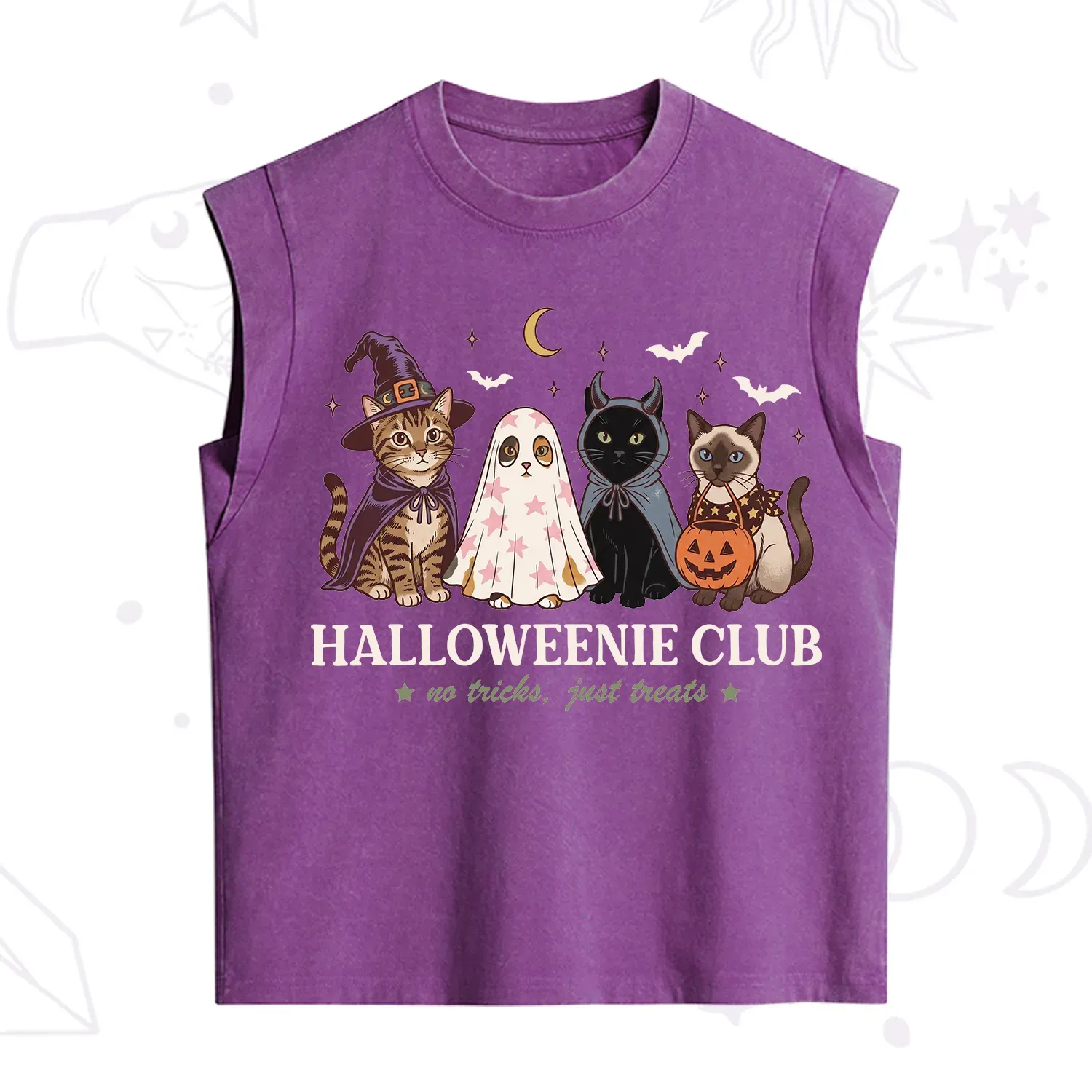 Purplehecate Halloweenie Club Vintage Washed Tank