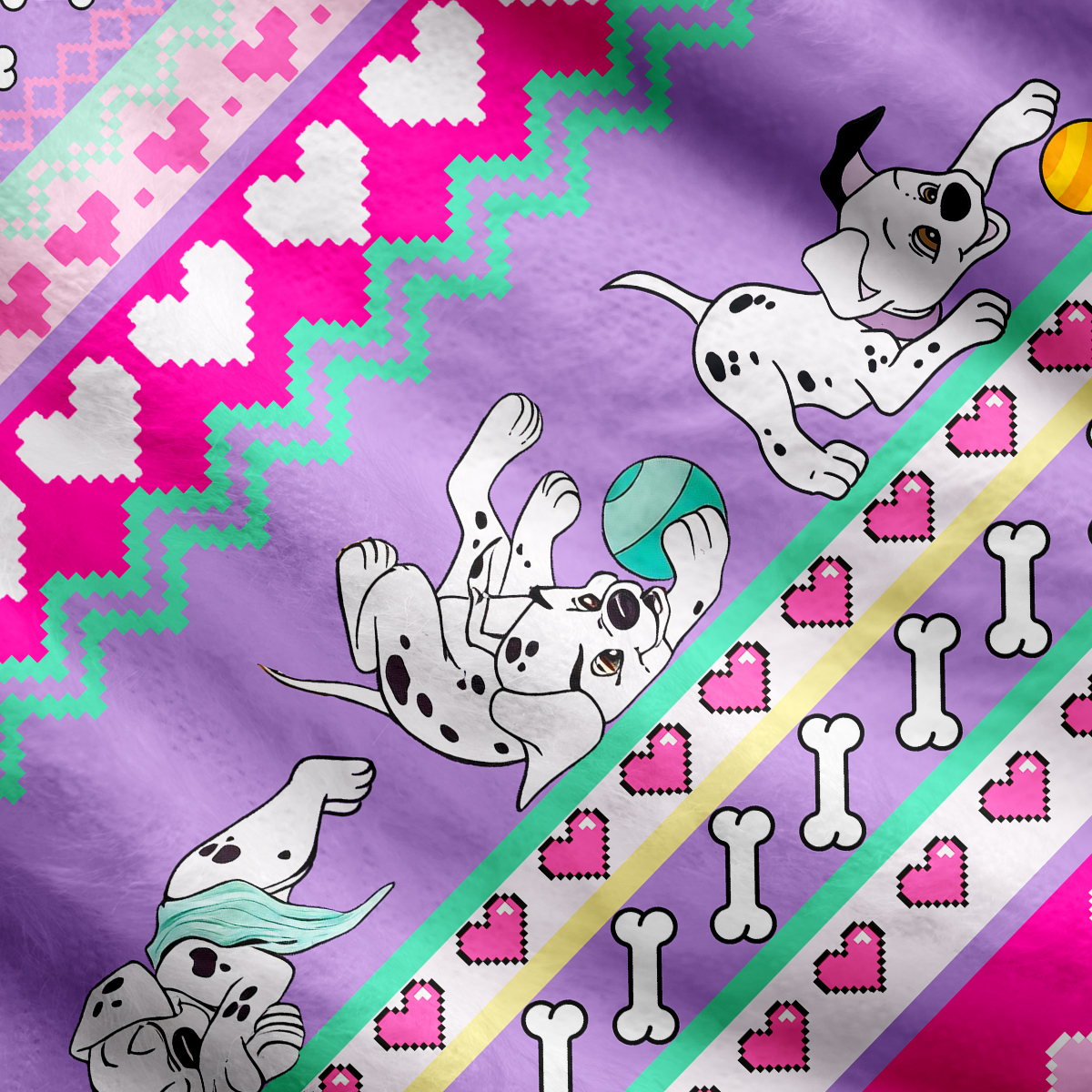 Purplehecate Dalmatian Playtime Cardigan Sweaters