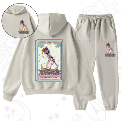 Purplehecate The Hair Colorist Tarot Fleece Hoodie Suit