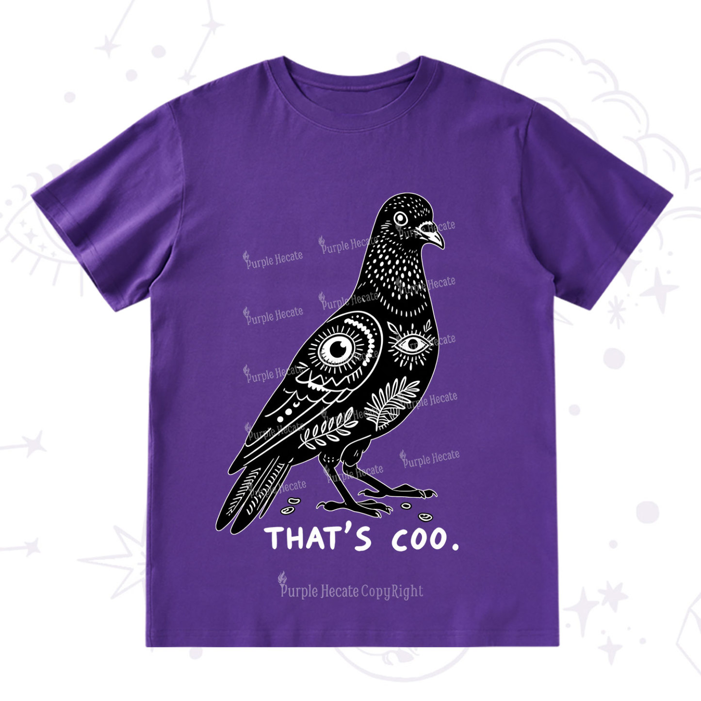 Purplehecate That's Coo Pigeon T-Shirt