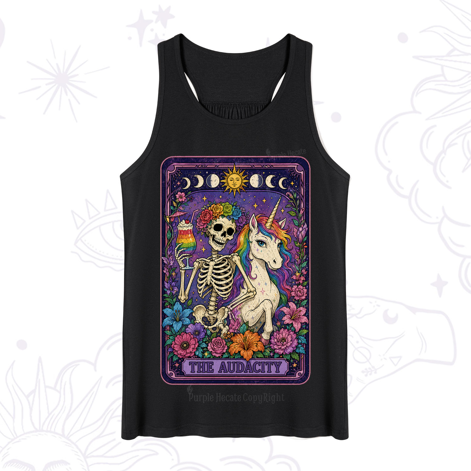 Purplehecate The Audacity Tarot Pride Rainbow Tank