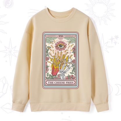 Purplehecate The Cheese Fries Tarot Sweatshirt